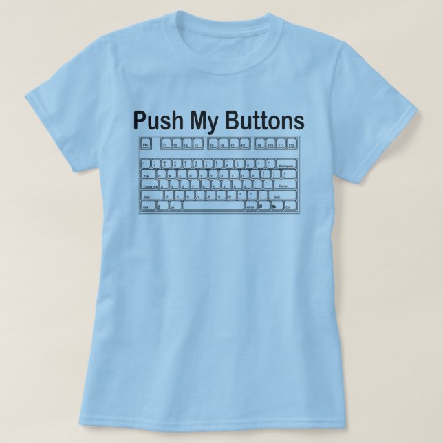 PUSH MY BUTTONS TANGENTBORD TRÖJA (Design framsida)