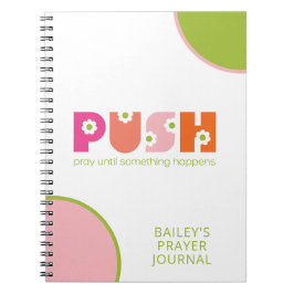 PUSH Pray tills något händer Prayer Journal Anteckningsbok