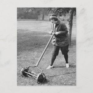 Push Reel Mower, 1910-talet Vykort
