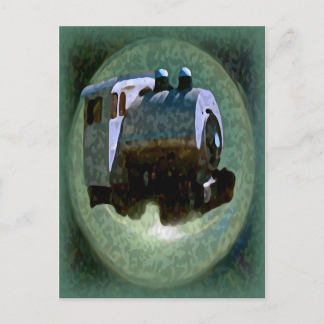 Push Tåg Vykort (Framsida)