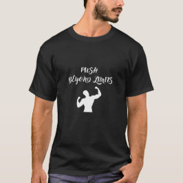 PUSH UP BLACK T SHIRT