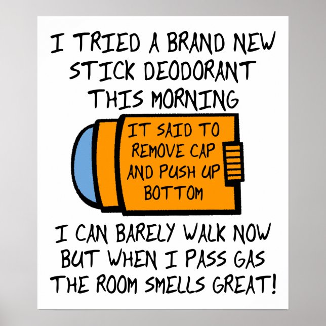 Push Up Grund Funny Poster (Framsidan)