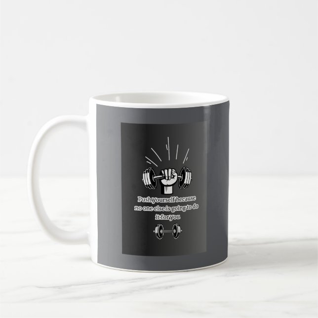 "Push you towards Success" Kaffemugg (Vänster)