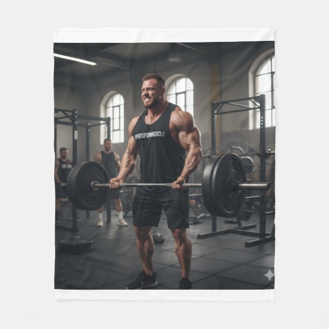 Push your limit fleecefilt (Framsidan)