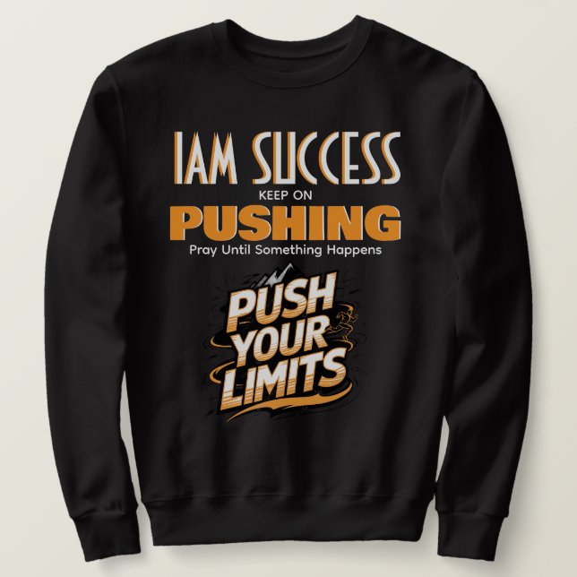 PUSH YOUR LIMITS LÅNG ÄRMAD TRÖJA (Design framsida)