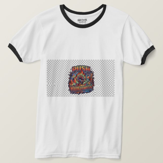 Push Your Limits.T-Shirt T Shirt (Design framsida)