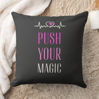 Push Your Magic – Motivational Aesthetic  Kudde