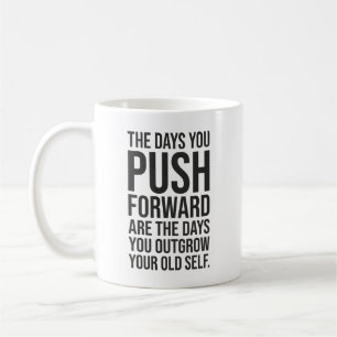 Push Yourself, Gym, Hustle, Success Motivational Kaffemugg