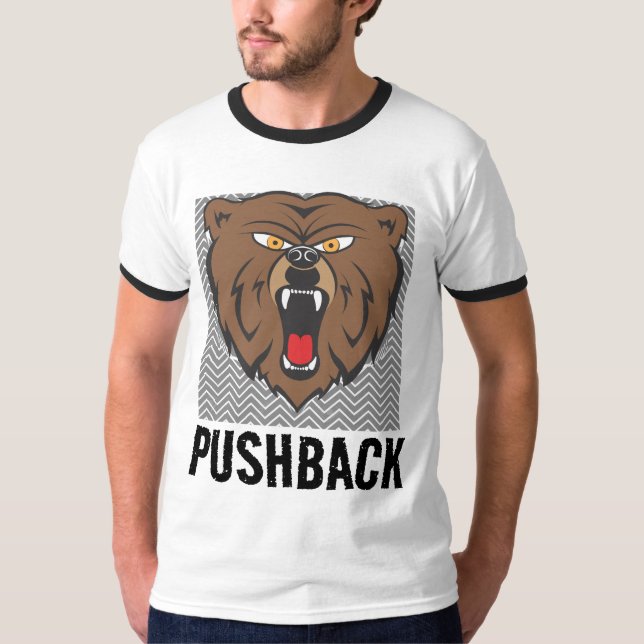 PUSHBACK PATRIOT GRIZZLY T-SHIRTS (Framsida)