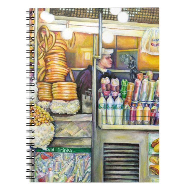 Pushcart Paradise Anteckningsbok Med Spiral (Framsidan)