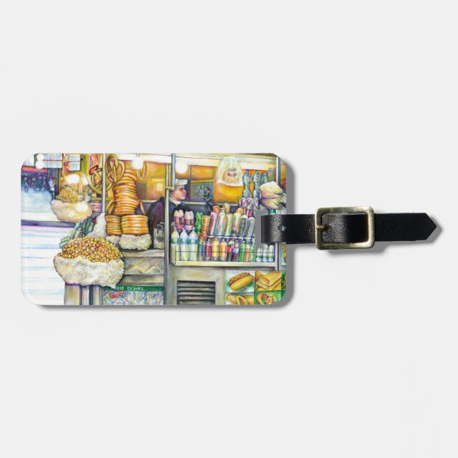 Pushcart Paradise Bagagebricka (Horisontell Framsida)