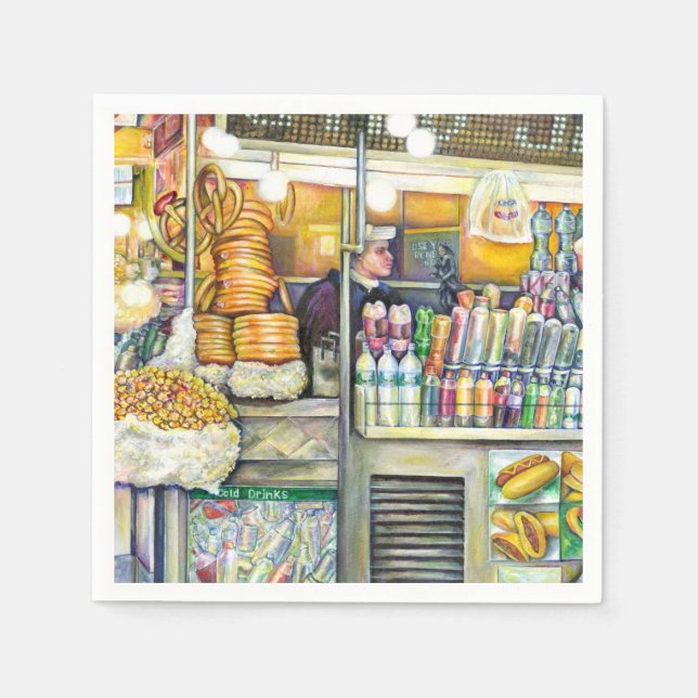 Pushcart Paradise Pappersservett (Framsidan)