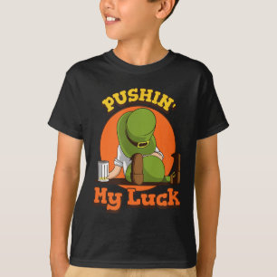 Pushin My Tur Shirt St patricks day Token Roligt T