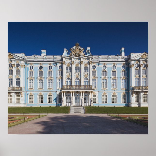 Pushkin-Tsarskoye Selo, Katarinapalatset Poster (Framsidan)