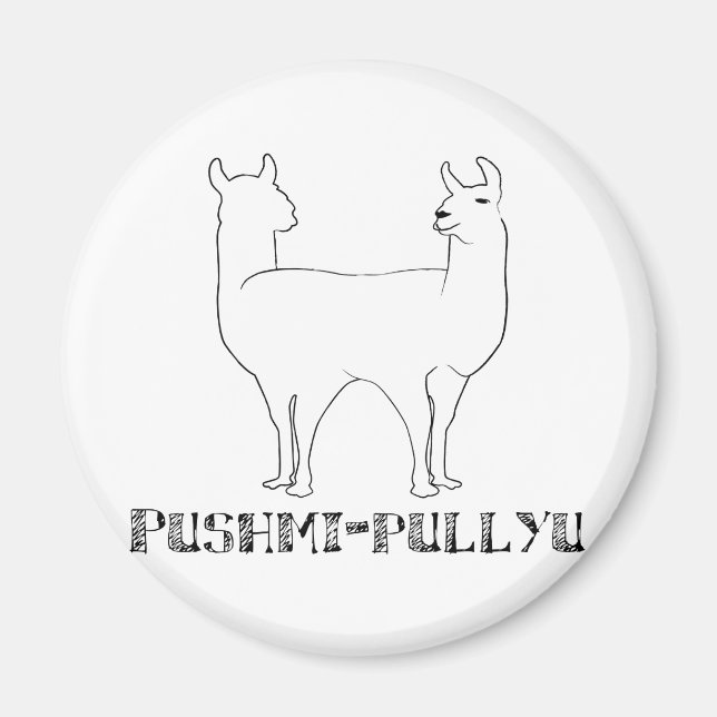 Pushmi-pullyu Magnet (Framsidan)