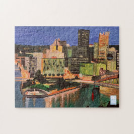 Pusle Pittsburgh-målning Pussel