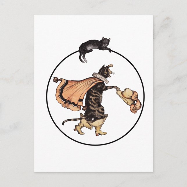 Puss in Boots (1921),  Vykort (Framsida)