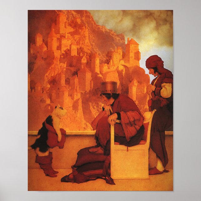 Puss in Boots, Maxfield Parrish Poster (Framsidan)