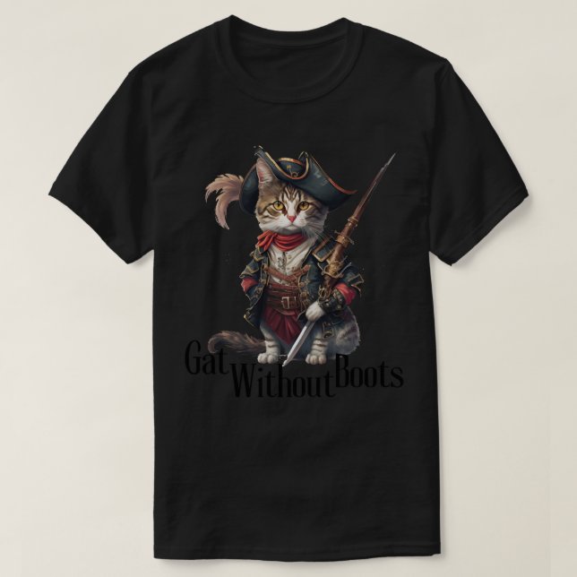 Puss in Boots utan stövlar T Shirt (Design framsida)