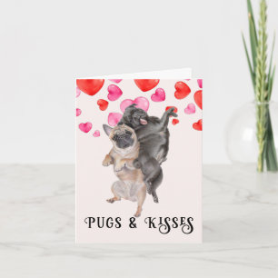 Puss och kyssar Alla hjärtans dag Kort