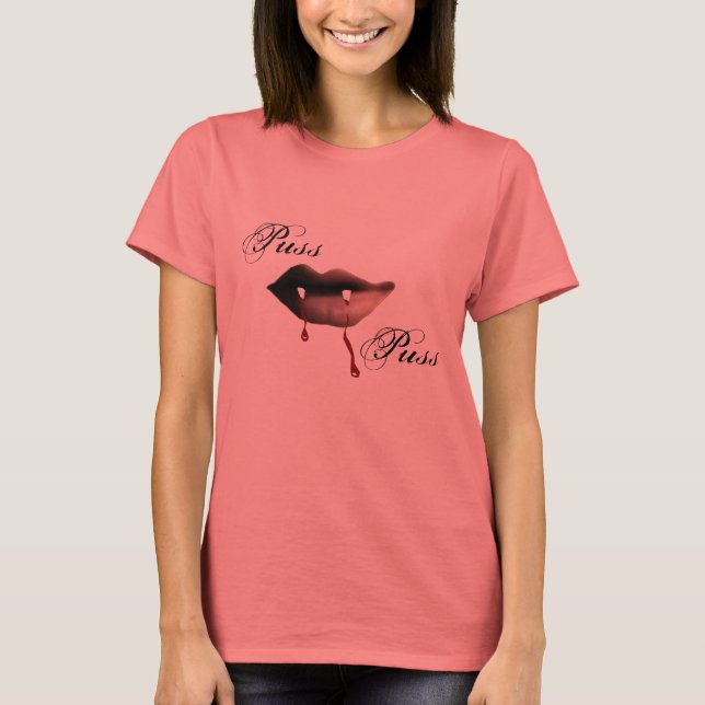 "Puss Puss..." T-Shirt (Framsida)
