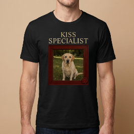 Puss Specialist Anpassad Rolig Hund Foto T Shirt