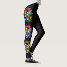 Pussa band med Vingar Leggings