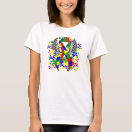 Pussa band med Vingar T-shirt