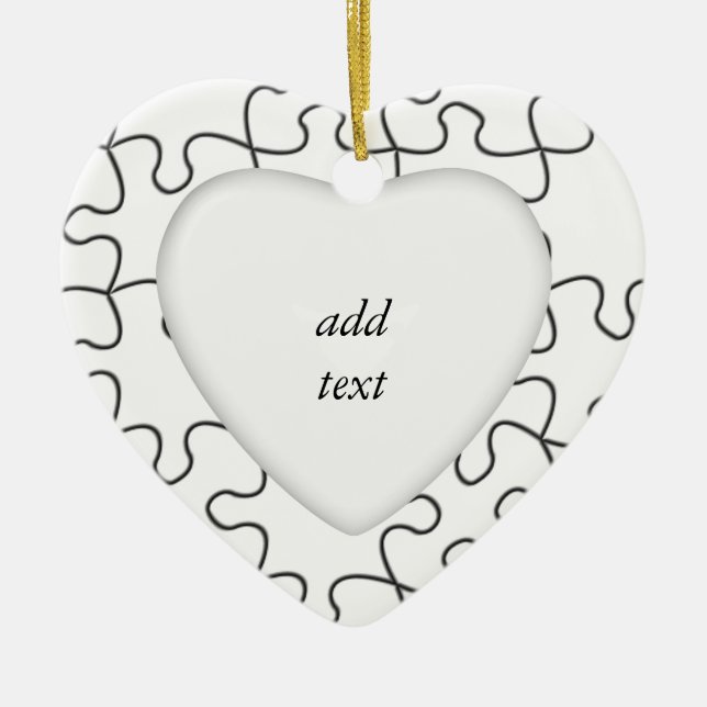 Pussa Delarare (lägg till Färg eller bild i bakgru Julgransprydnad Keramik (Framsidan)