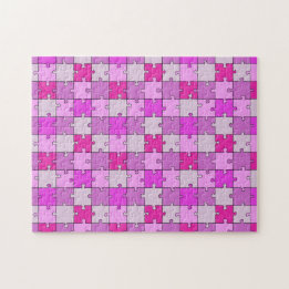 Pussa en Rosa för Puzzle-pussel Pussel