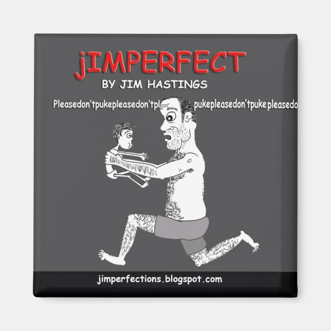 Pussa inte magnet (Framsidan)