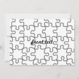 Pussa Mönster (lägg till bilden) Inbjudningar