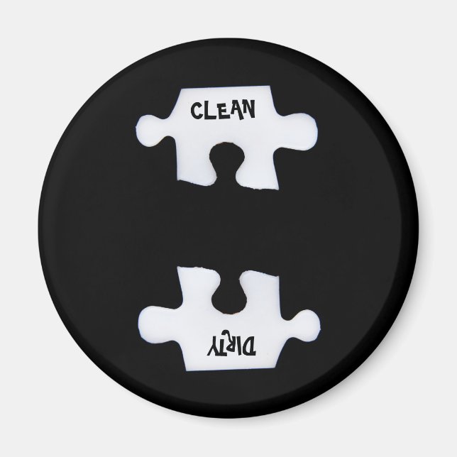 Pussa ren och smutsig magnet (Framsidan)