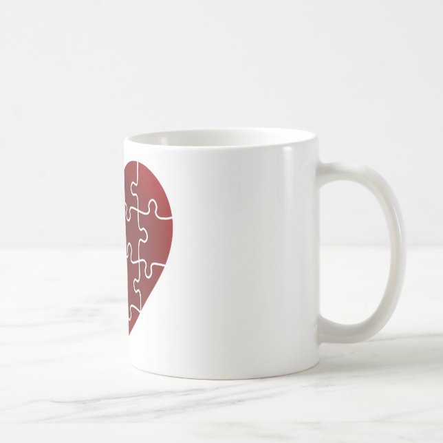 Pussade hörn kaffemugg (Höger)