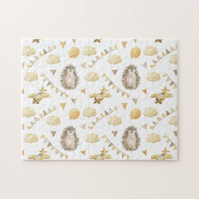 Pussel (27,9 x 35,5 cm, 252 pcs) - Little Hedgehog (Horisontell)