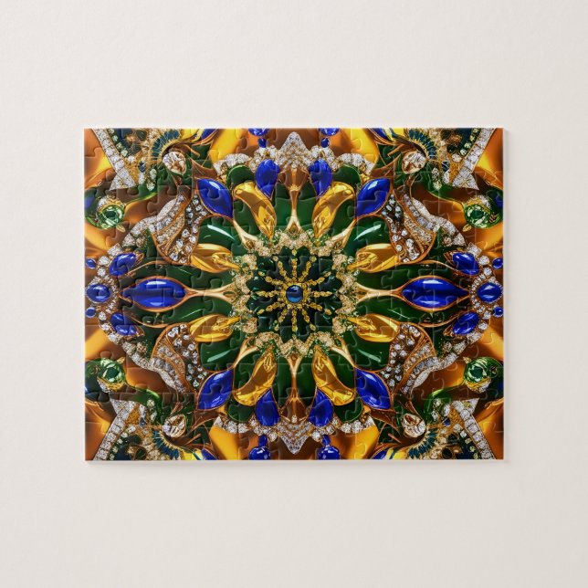 Pussel abstrakt modern Design Brasilien Färg (Horisontell)