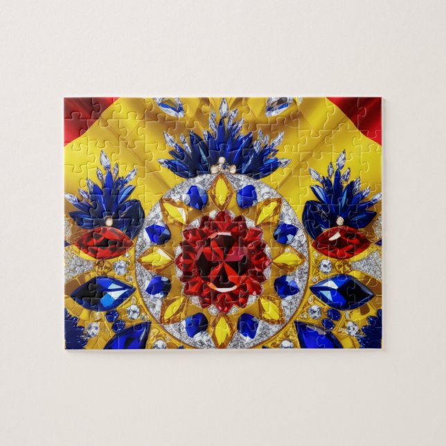 Pussel abstrakt modern Design Rumänien Färg (Horisontell)