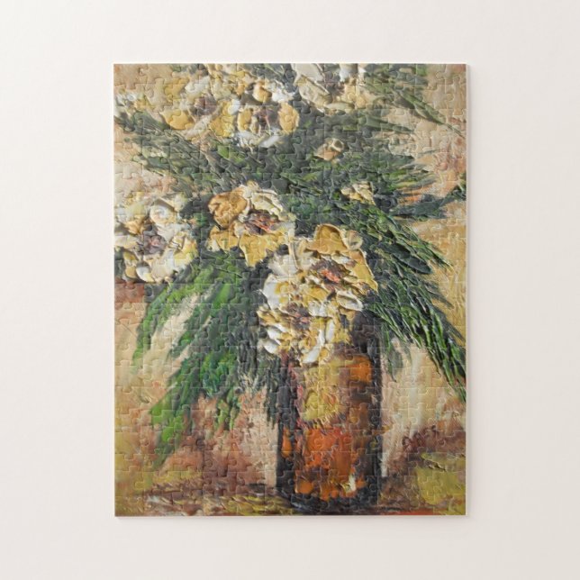 Pussel Ann Hayes målar Gula blommor i Vas (Vertikal)