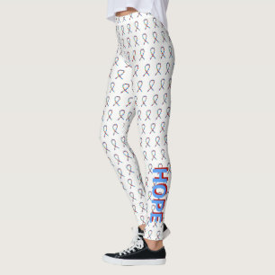 Pussel ASD Autism Awareness Ribbon Anpassningsbar  Leggings
