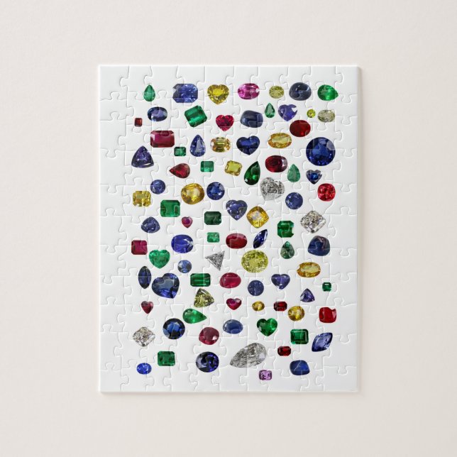 Pussel av alla Gemstones (Vertikal)