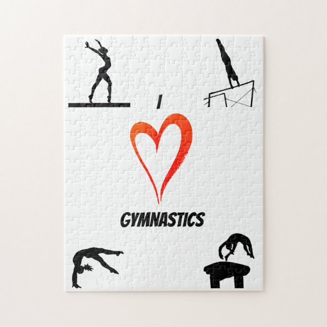 Pussel av gymnastikhändelser (Vertikal)