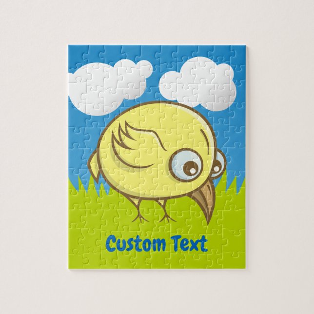 Pussel av tecknad av gult (Vertikal)