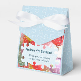 Pussel Balloon 4e födelsedagen Party Presentaskar