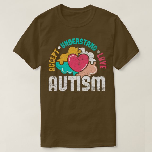 Pussel Biet Autism Support Autism Awareness T Shirt (Design framsida)