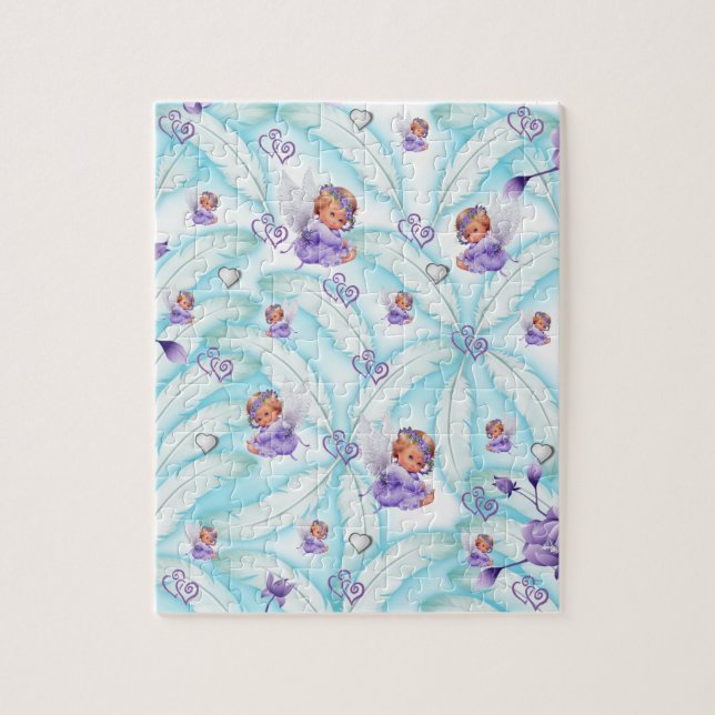 Pussel Blommigt Angel Hearts (Vertikal)