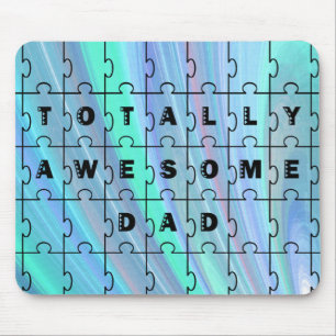 Pussel Blue Fantastisk Pappa Musmatta