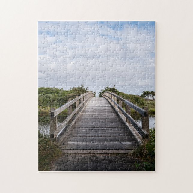 Pussel: Bron till skogen Pussel (Vertikal)