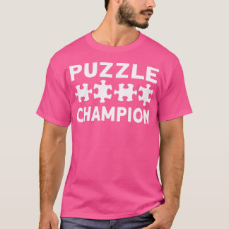 Pussel Champion. Jigszle Puzzle T Shirt