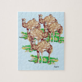 Pussel: Dag med kameler Pussel