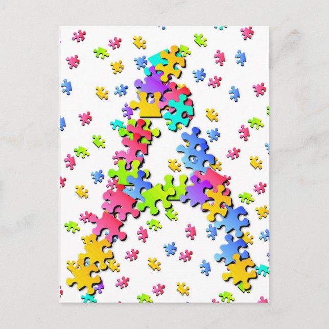 Pussel Delar - A Vykort (Framsida)